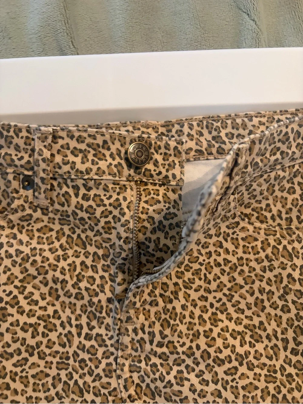 Crewcuts Leopard-Print Skirt in Tan and Black